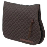 Rhinegold Quilted Cotton Saddle Pads Brown Pony Saddle Pads & Numnahs Barnstaple Equestrian Supplies