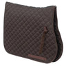 Rhinegold Quilted Cotton Saddle Pads Brown Pony Rhinegold Saddle Pads & Numnahs Barnstaple Equestrian Supplies