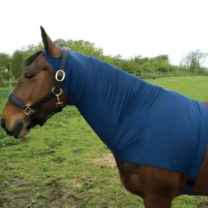 Rhinegold Satin Lycra Stretch Neck Cover Pony Bibs & Neck Covers Barnstaple Equestrian Supplies