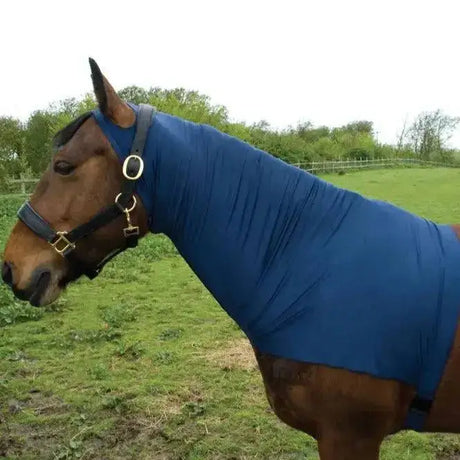 Rhinegold Satin Lycra Stretch Neck Cover Pony Bibs & Neck Covers Barnstaple Equestrian Supplies