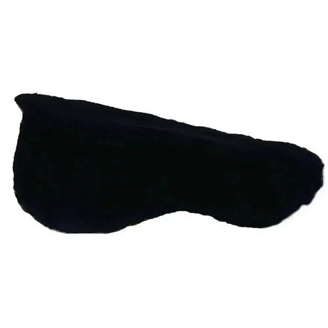 Black plush faux fur pile seat saver for bikes rhinegold sheepskin seat for extra comfort and style