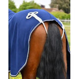 Rhinegold Show Fleece With Fur Collar Black 5/6 Show Rugs Barnstaple Equestrian Supplies