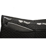 Rhinegold Side Pocket Both Sides Interchangeable Pad Pony Black Corrective Saddle Pads