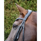 Rhinegold Softee Pro-Anatomic Flash Bridle Cob Black Anatomical Bridles
