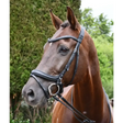 Rhinegold Softee Pro-Anatomic Flash Bridle Cob Black Anatomical Bridles