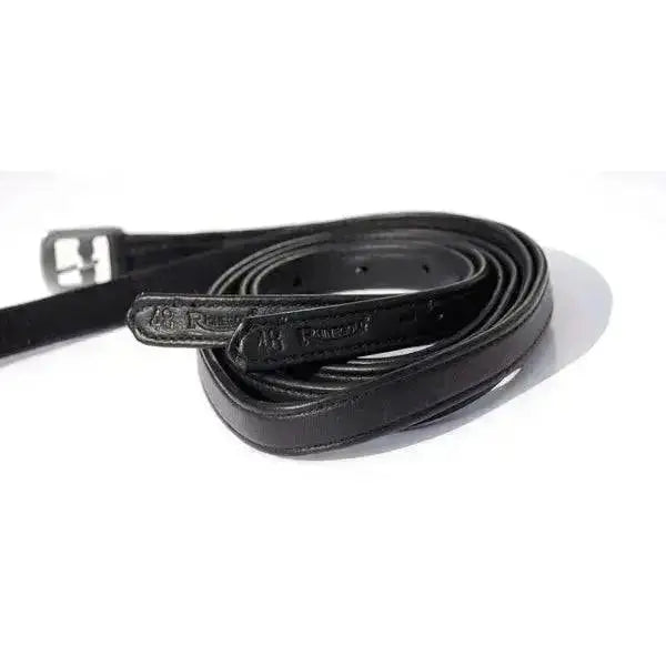 Rhinegold Softee Stirrup Leathers Wrapped Black 48" Stirrup Leathers Barnstaple Equestrian Supplies