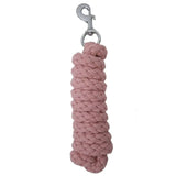 Rhinegold Spiral Weave Lead Rope Pink One Size Headcollars & Leadropes Barnstaple Equestrian Supplies