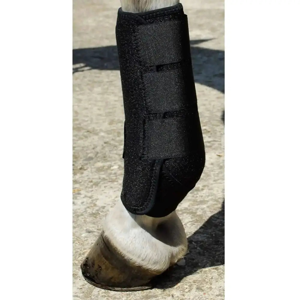 Rhinegold Sports Medicine Boots Black Cob Therapy Boots Barnstaple Equestrian Supplies