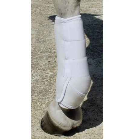 Rhinegold Sports Medicine Boots White Cob Therapy Boots Barnstaple Equestrian Supplies