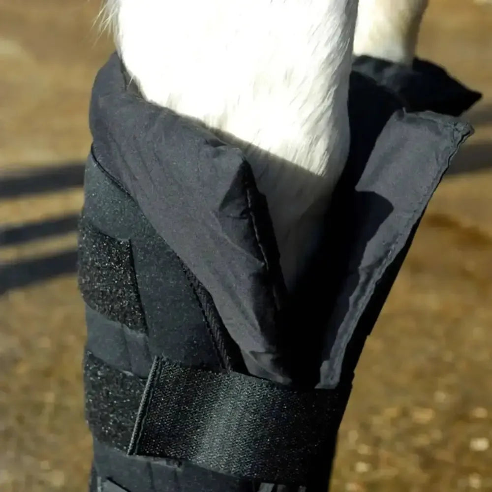 Rhinegold Stable Medicine Boots Black Cob Stable Boots