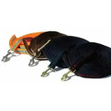 Rhinegold Supersoft Padded Lunge Rein Brown / Beige Lunge Lines