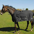 Rhinegold Torrent Turnout Rugs 0g Lightweight Standard Neck 6'3 Black Rhinegold Turnout Rugs Barnstaple Equestrian Supplies