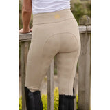 Rhinegold Vogue Full Seat Performance Tights Beige 8 Riding Tights Barnstaple Equestrian Supplies