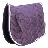 Rhinegold Wave Saddle Cloth Plum Cob Saddle Pads & Numnahs Barnstaple Equestrian Supplies