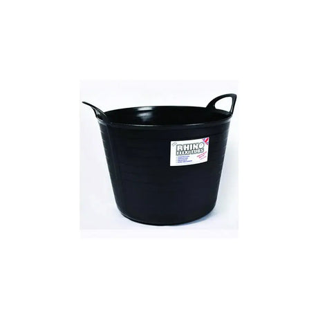Rhino Flexible Bucket 26L Medium Black Buckets & Bowls