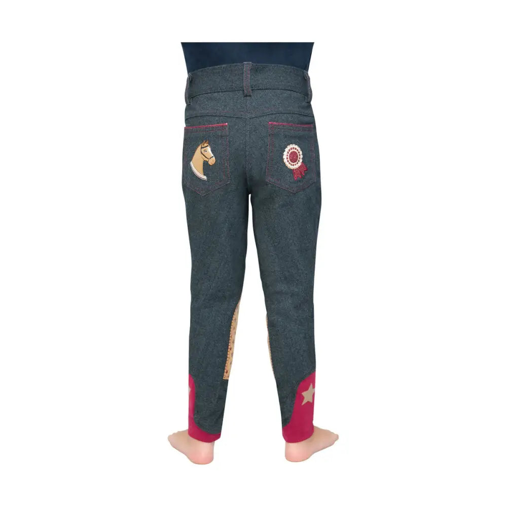 Riding Star Collection Denim Jodhpurs by Little Rider Colour 3-4 Years Jodhpurs Barnstaple Equestrian Supplies