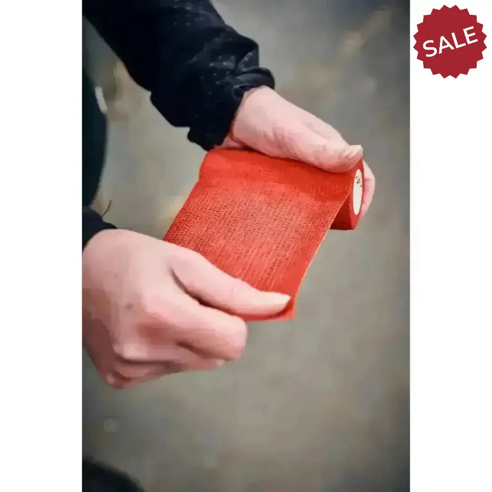 Robinsons Healthcare Equiwrap Bandage Red Vet Wrap