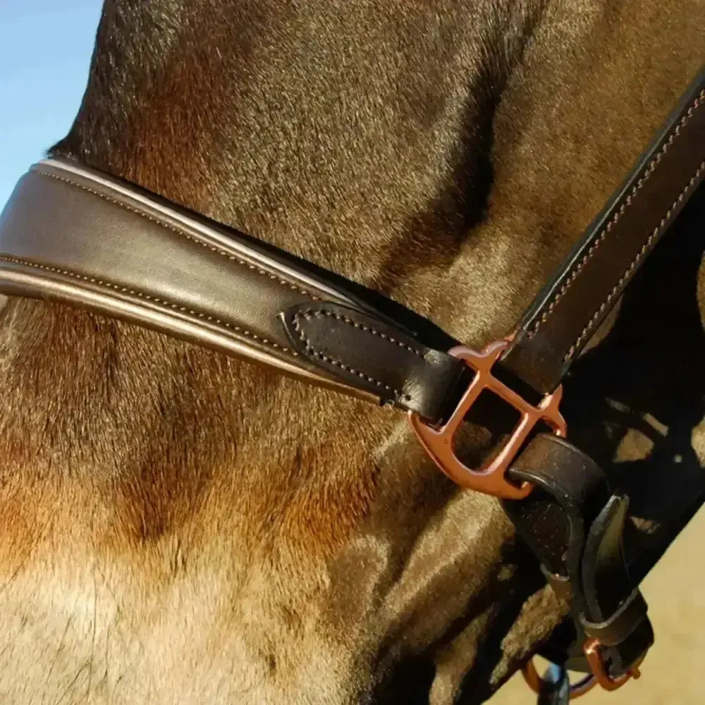 Rocco Italia Turin Leather Headcollar Black Pony Leather Headcollars