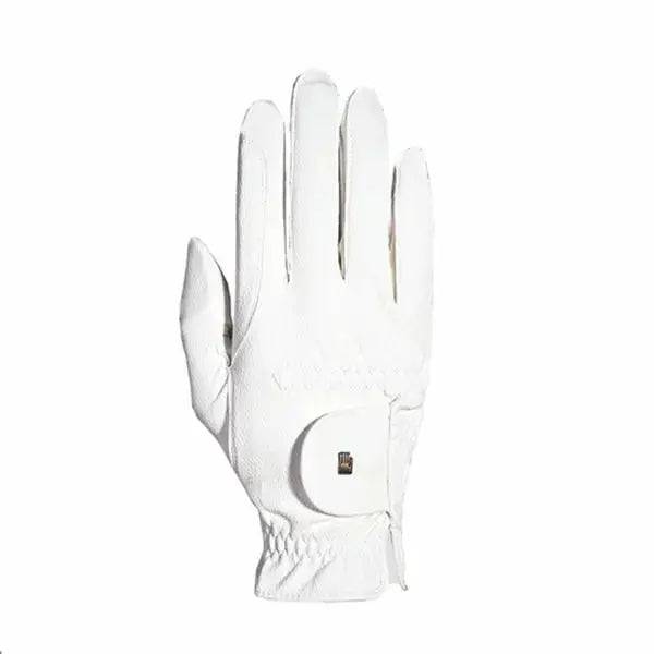 Roeckl Chester Grip Summer Riding Gloves White - 100 6 Roeckl Riding Gloves Barnstaple Equestrian Supplies