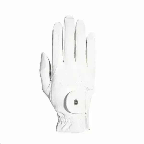 Roeckl Chester Grip Summer Riding Gloves White - 100 4 Riding Gloves