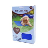 Blue rosewood pet cool mat small size for dogs to chill out and stay cool on warm summer days