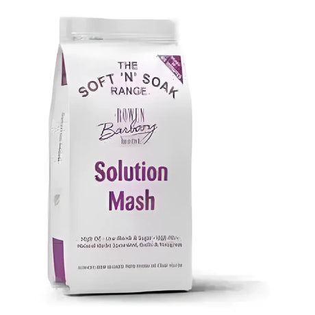 Rowen barbary solution mash horse feed in white and purple soft n soak packaging for easy horse feeding