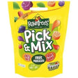 Bright yellow bag of rowntrees pick n mix candy with colorful fruit-flavored jelly tots ideal for equestrian riders