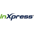 Inxpress logo with green in and dark blue xpress connected by a swoosh for royal mail postage and van delivery charges