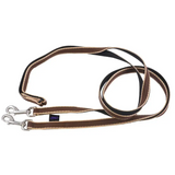 Rubber Grip Webbing Reins - Trigger Attachment Black Small Pony 