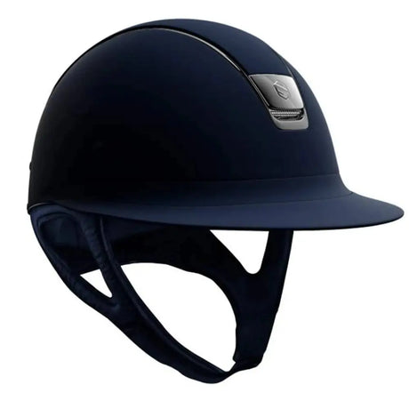 Samshield Miss Shield Shadowmat Navy With Black Chrome Small Riding Hats Barnstaple Equestrian Supplies