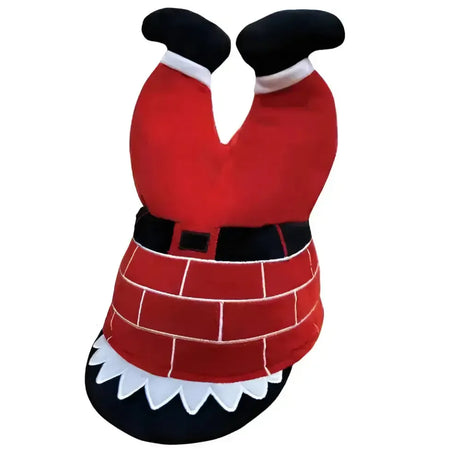 Santa's Stuck Chimney Christmas Hat Silk Novelty Riding Hat Covers