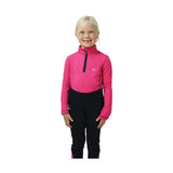 Sara Base Layer By Little Rider Pink/Navy 3-4 Years Base Layers Barnstaple Equestrian Supplies