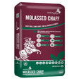 Maroon and green bag of saracen molassed chaff horse feed 15kg perfect for horse nutrition and energy boosters