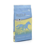 Blue and yellow bag of saracen re-coup cube cereal-free feed with low starch and protein to help gastric ulceration