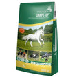 Green and yellow bag of saracen shape up low calorie feed balancer mix horse ration for controlled intake