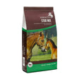 Brown and green 20 kg bag of saracen stud mix horse feed ideal for stud mix nutrition and care