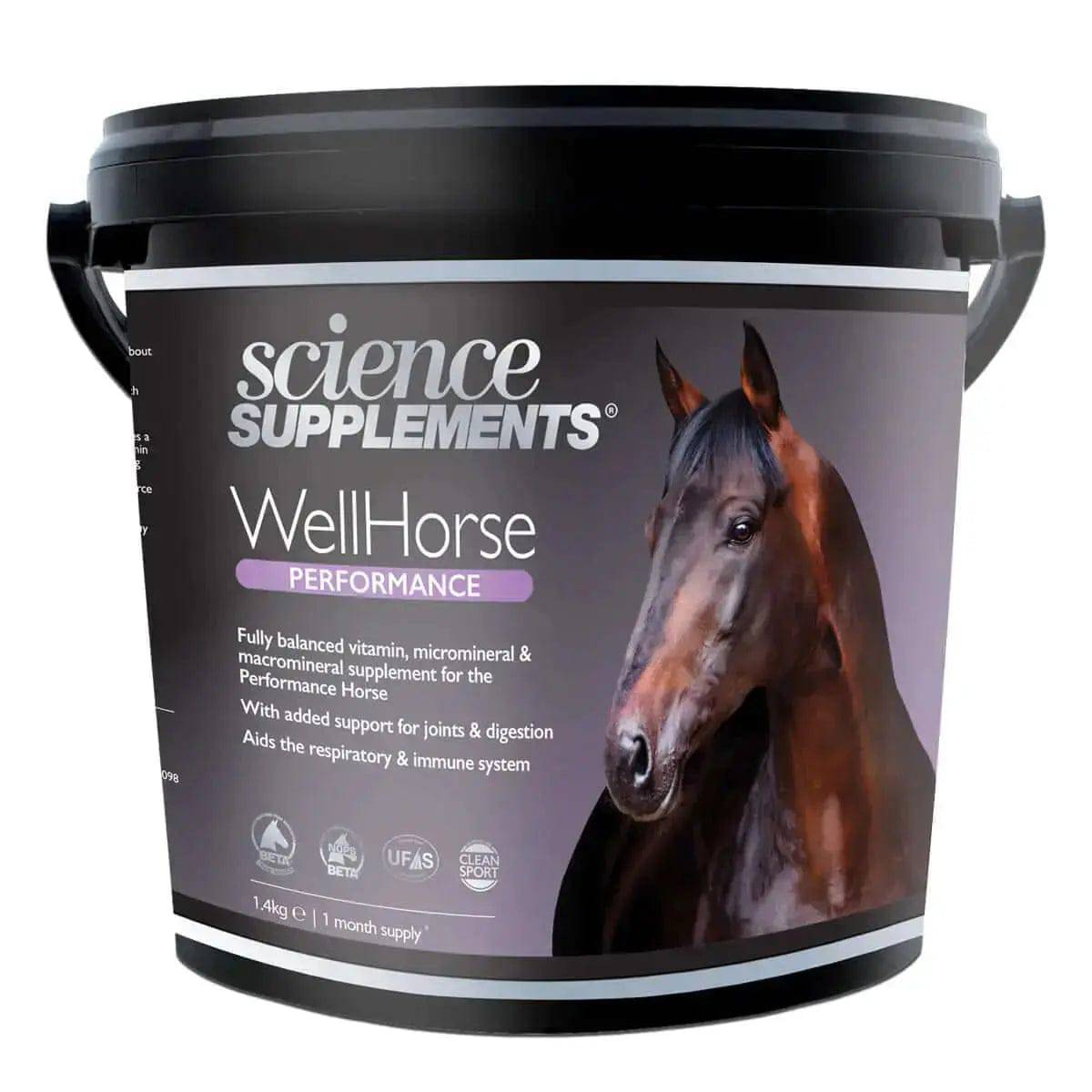 Science Supplements Well Horse Performance Horse Supplements 1.4Kg Barnstaple Equestrian Supplies