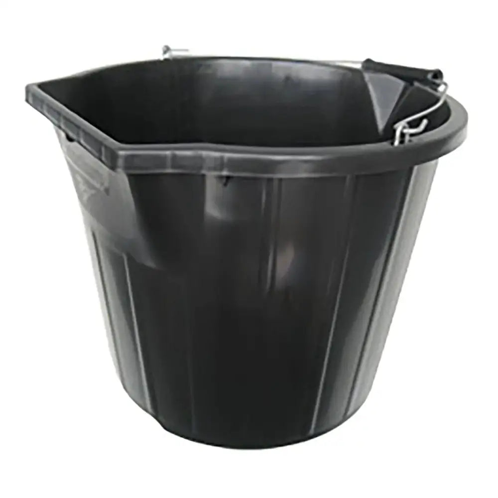 Scoop and Pour Bucket Black 14 Litre Buckets & Bowls Barnstaple Equestrian Supplies