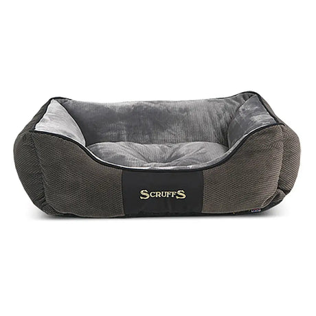 Scruffs Chester Box Bed Small Graphite Dog Bed Barnstaple Equestrian Supplies