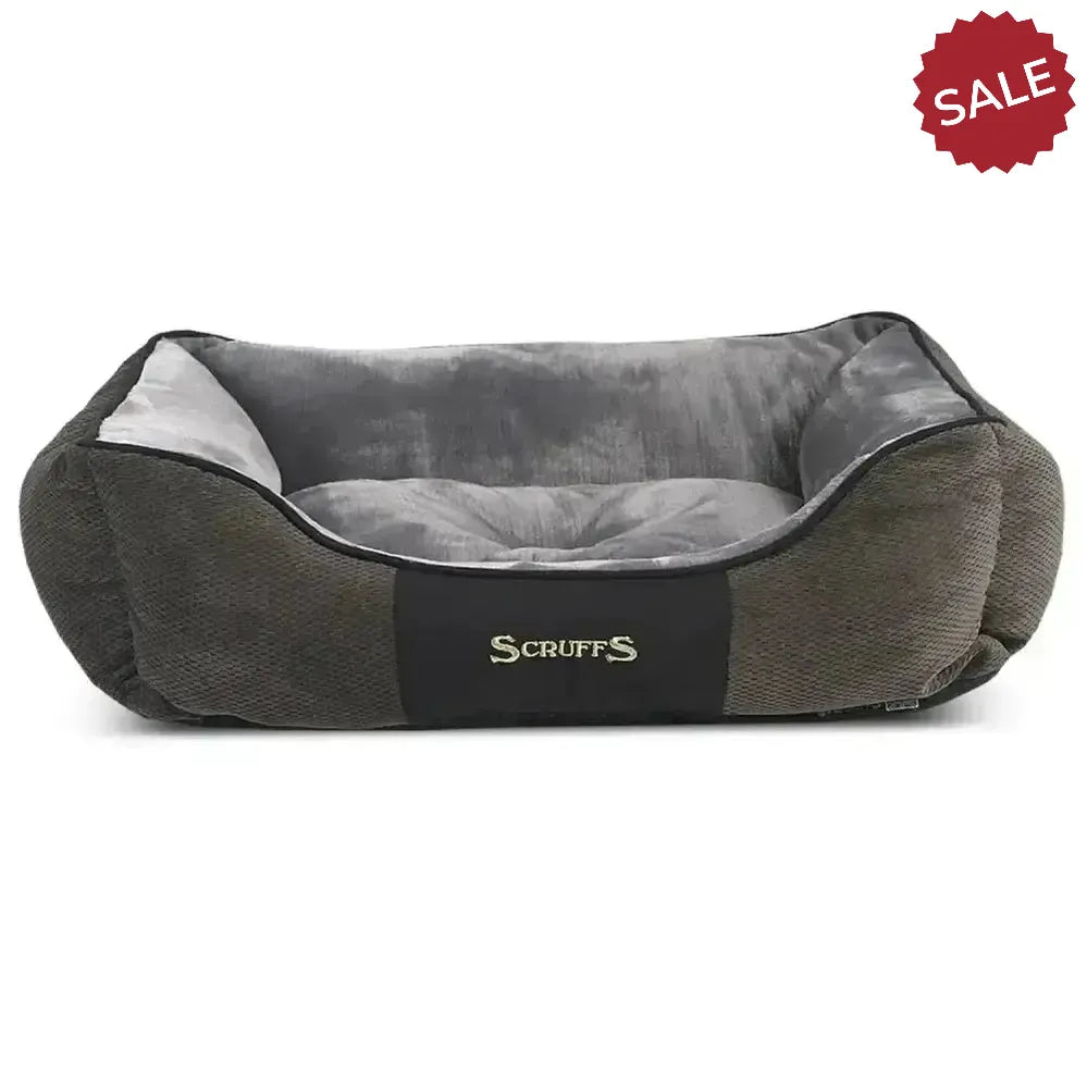 Scruffs Chester Box Bed Small Graphite Dog Beds