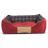 Scruffs Highland Box Bed Small Red Dog Bed Barnstaple Equestrian Supplies