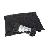 Scruffs noodle dry black plush shaggy textured mat extremely absorbent perfect for drying dogs after muddy walk