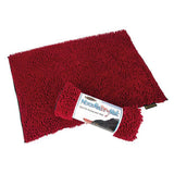Red scruffs noodle dry plush mat for dogs extremely absorbent perfect for drying after muddy walk