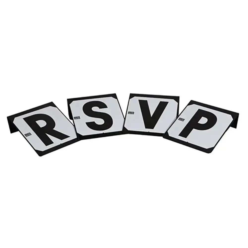 Set of 4 Dressage Markers RSVP Screw On Steel Dressage Letters manege