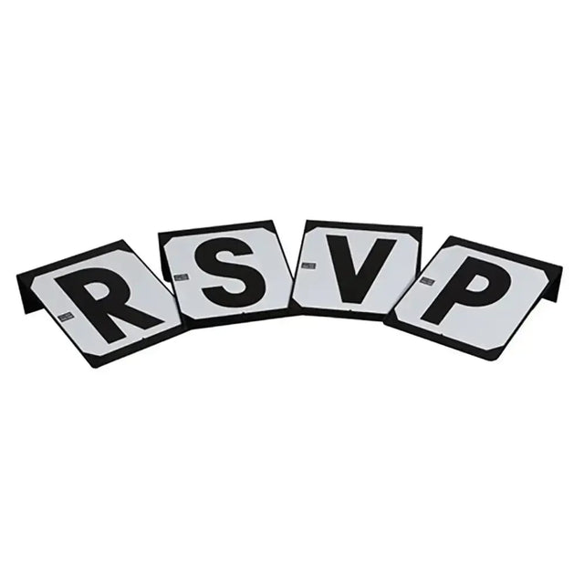 Set of 4 Dressage Markers RSVP Screw On Steel Dressage Letters manege
