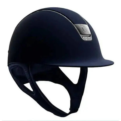 Shadowmatt Riding Hats Black Samshield With 255 Swarovski Crystal Trim and Blazon Small Shell Riding Hats Barnstaple Equestrian Supplies