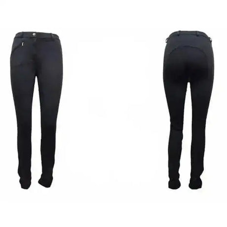 Sheldon Cozi Ladies Knitted Jodhpurs Plain Everyday-Black-24"-Jodhpurs-Sheldon-Barnstaple Equestrian Supplies Tack Shop