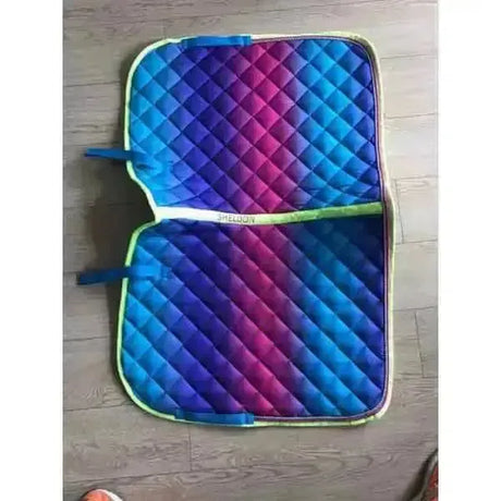 Sheldon Elite Aqua Sunset Saddle Pads Full Saddle Pads