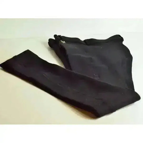 Black fabric gloves with zipper closure paired with sheldon knitted cozi plain jodhpurs childs outfit