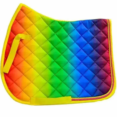 Sheldon Rainbow Saddlecloth Small Pony Saddle Pads & Numnahs Barnstaple Equestrian Supplies